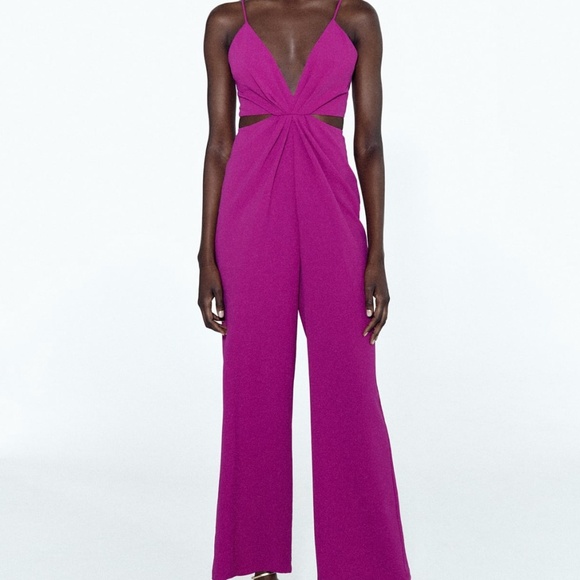 Zara Pants & Jumpsuits Zara Limited Edition Linen Blend Jumpsuit